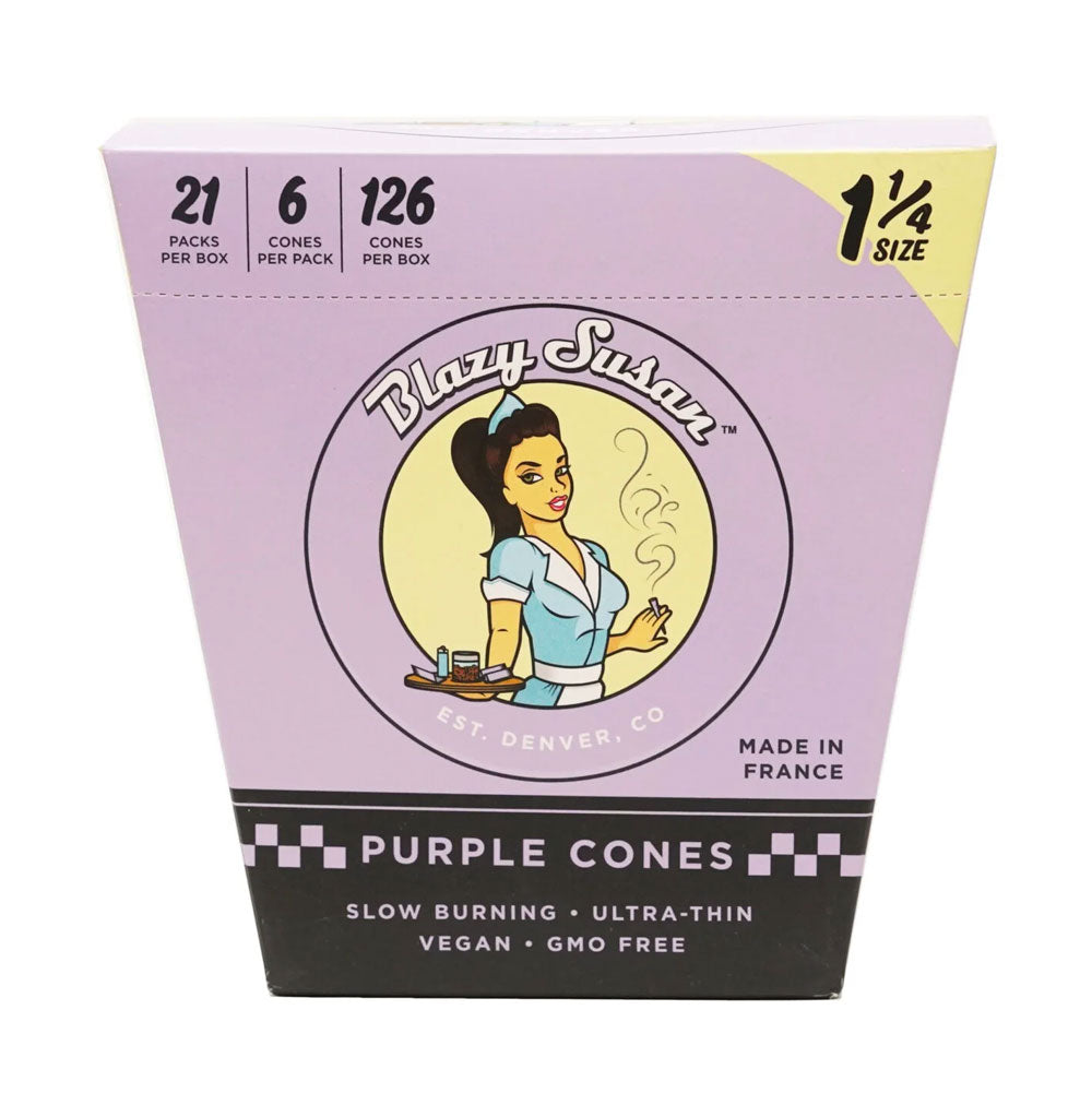 Blazy Susan Cones 1 1/4 Purple 21/6ct