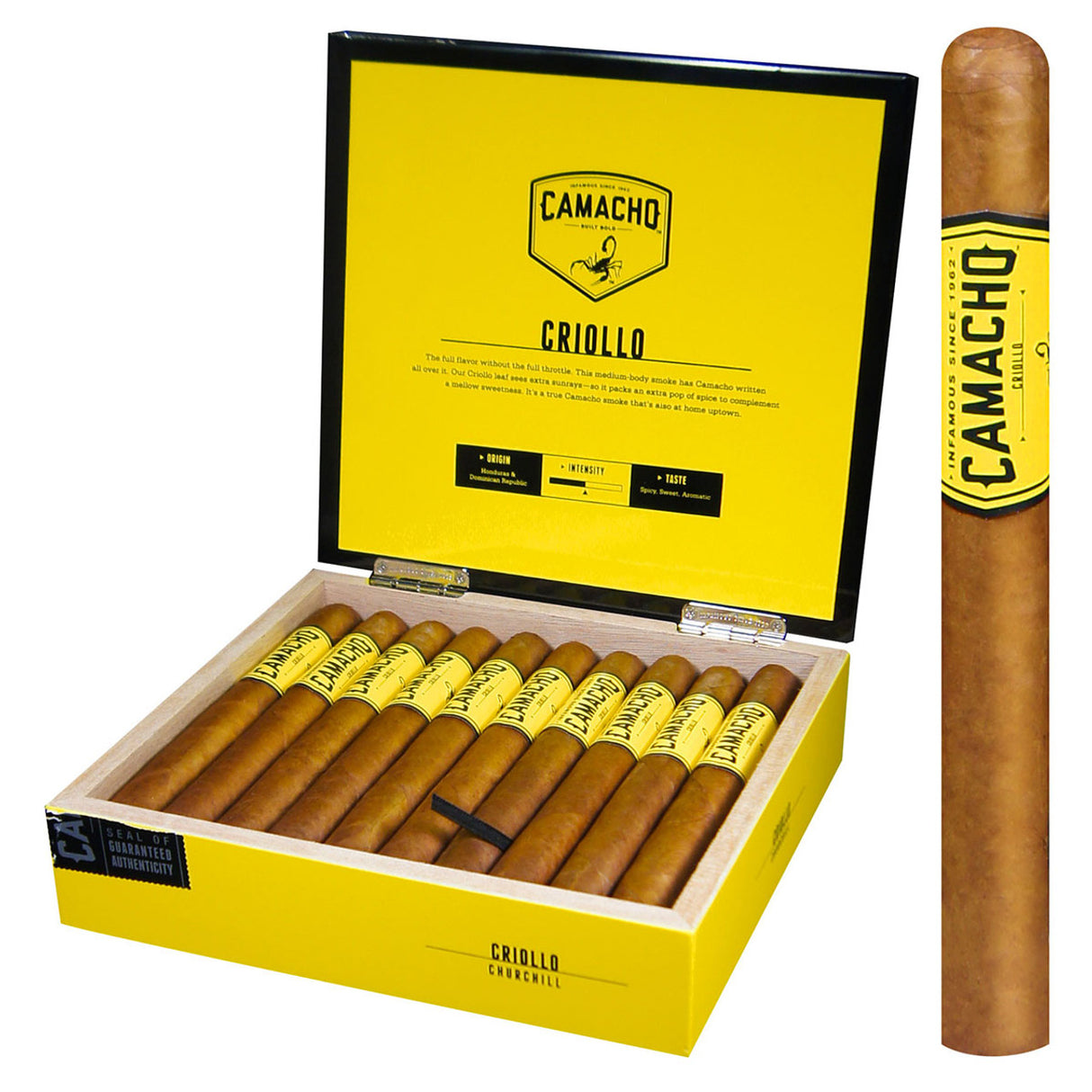 Camacho Criollo Churchill 7x48 20ct