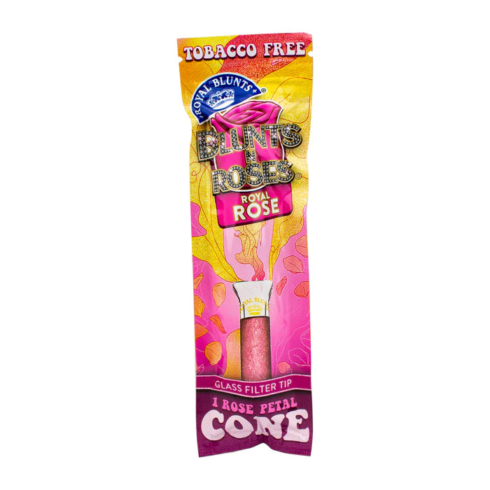 Royal Blunts n Roses - Rose Cone + Glass Tip 10ct