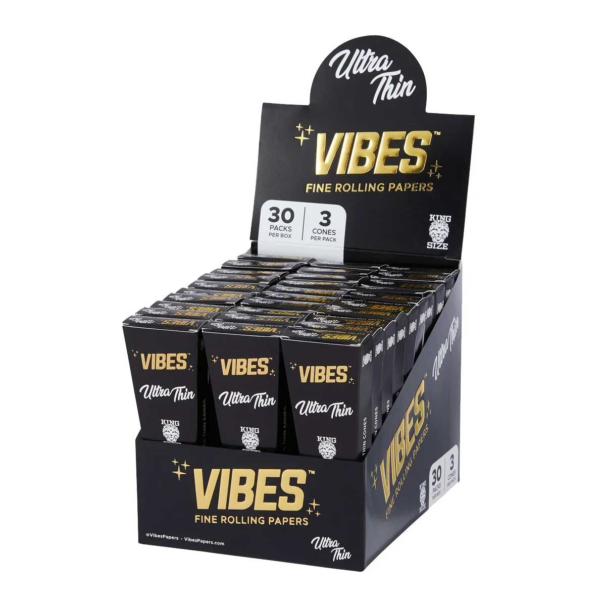 VIBES Cones Coffin King Size Ultra Thin 30/3ct