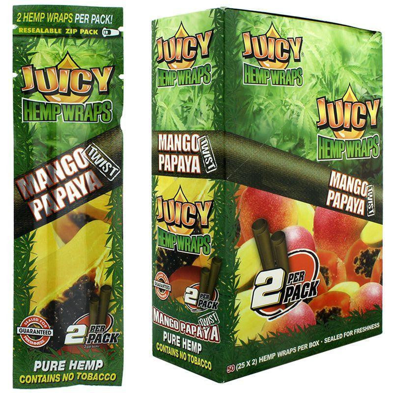Juicy Hemp Wraps Mango Papaya 25/2pk