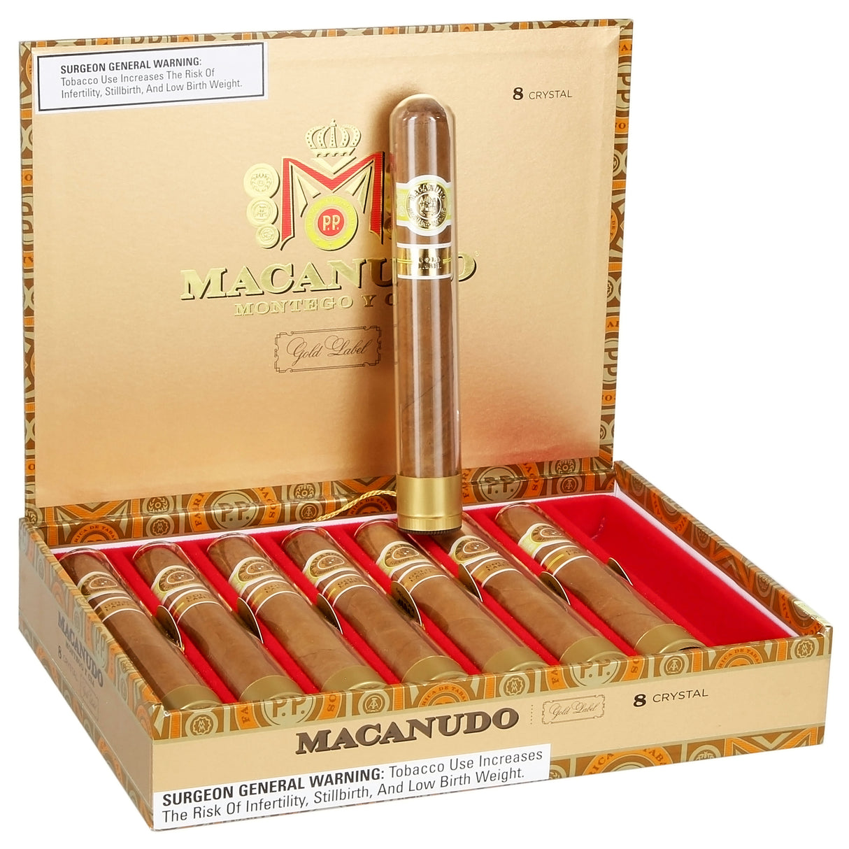 Macanudo Gold Crystal 5.5x49 8ct