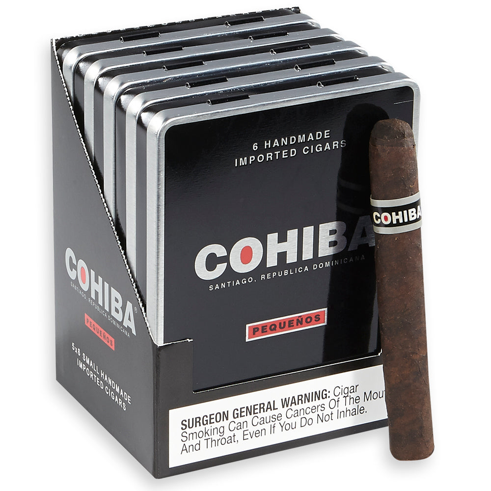 Cohiba 5/6 Tin Black Pequenos 4.1x36