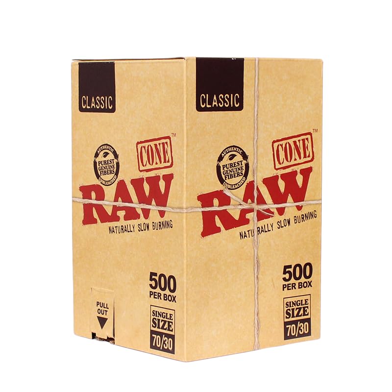 Raw Cone 500ct - 70/30mm Single Size