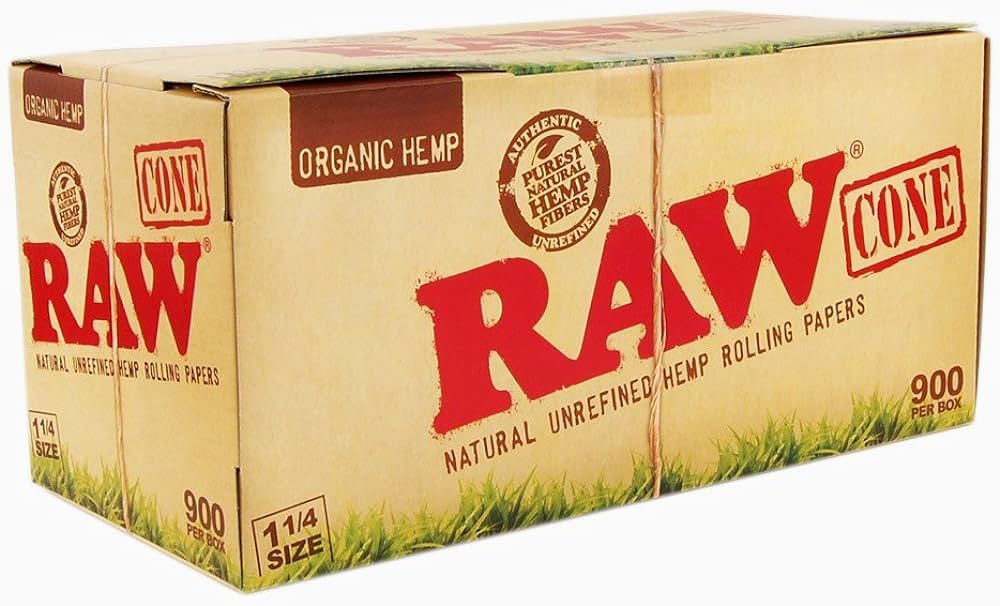 Raw Cone 1/4 Bulk 900ct Organic