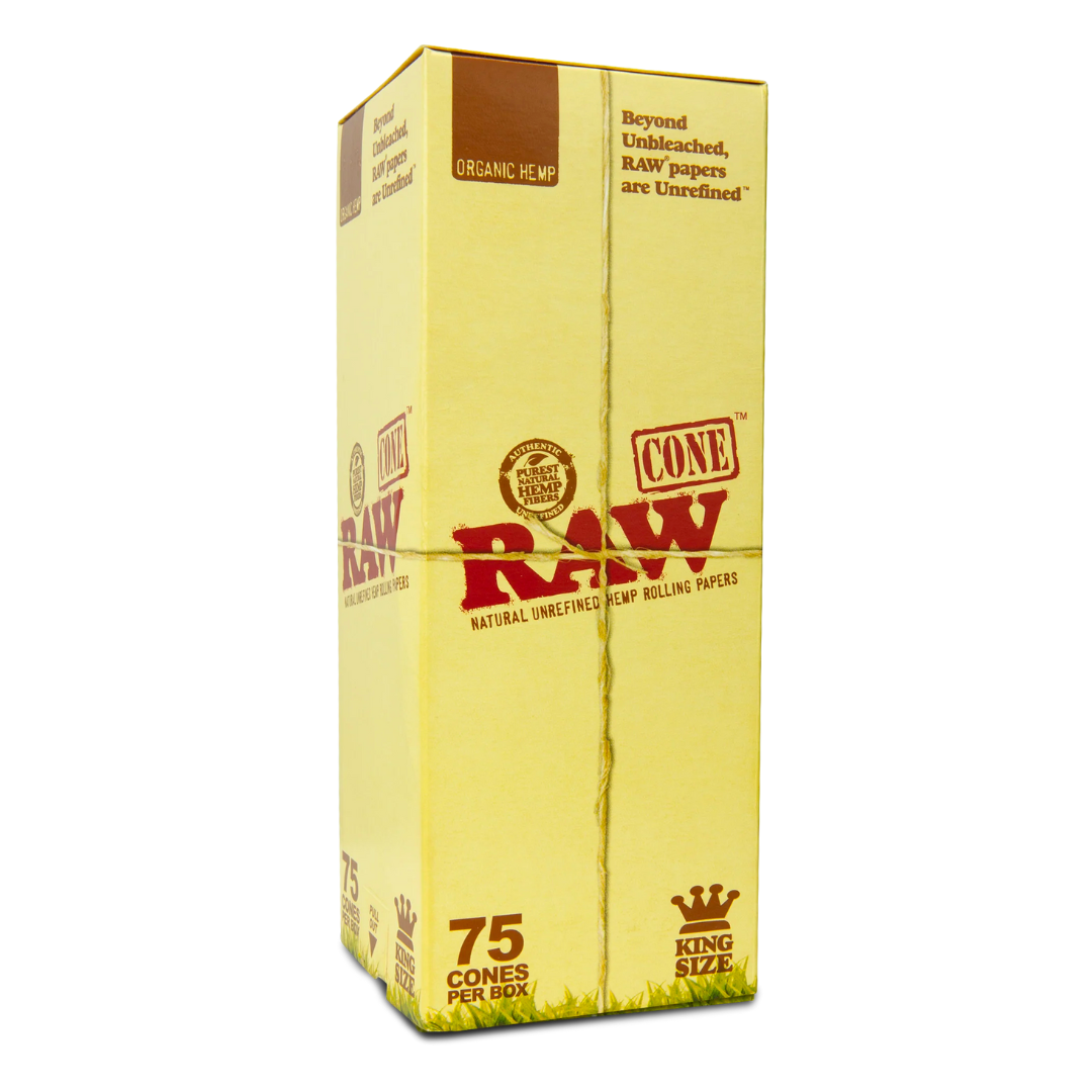 Raw Cone 75ct Bulk - King Size Organic