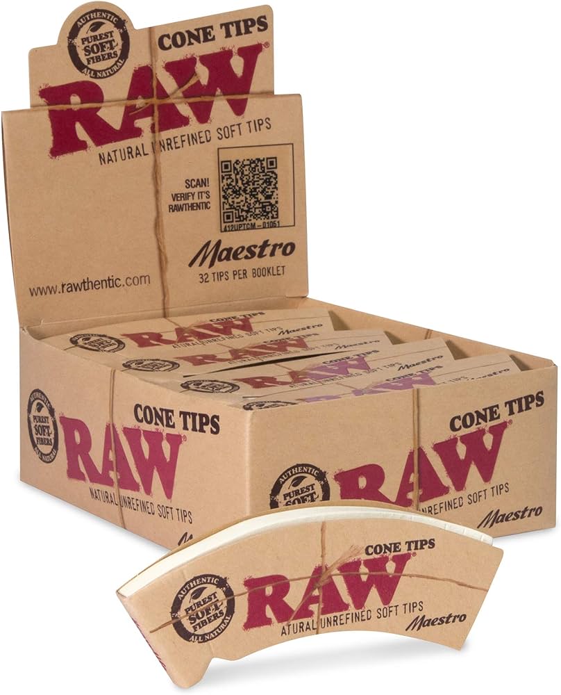 RAW Cone Tips Maestro 24ct/Box