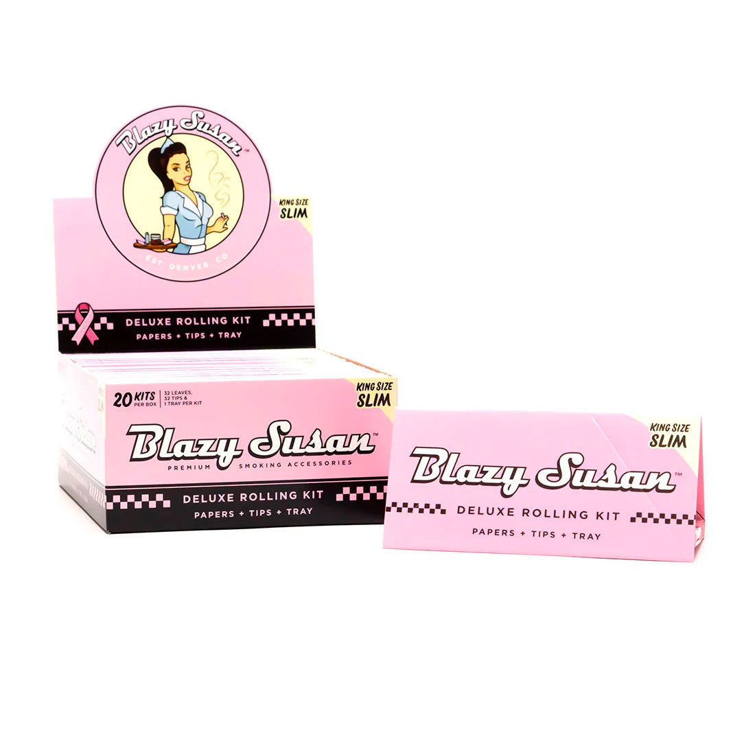 Blazy Susan Deluxe Rolling Kit Pink King Size Slim 20/32