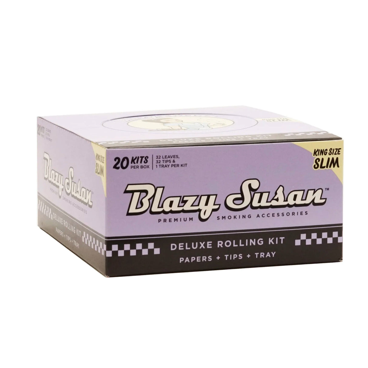 Blazy Susan Deluxe Rolling Kit Purple King Size Slim 20/32