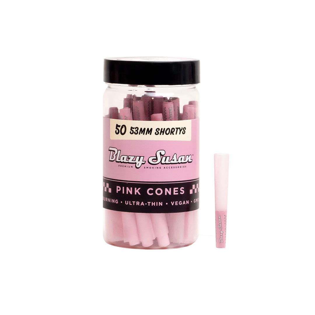 Blazy Susan Cones Pink 50ct - Shorty 53mm