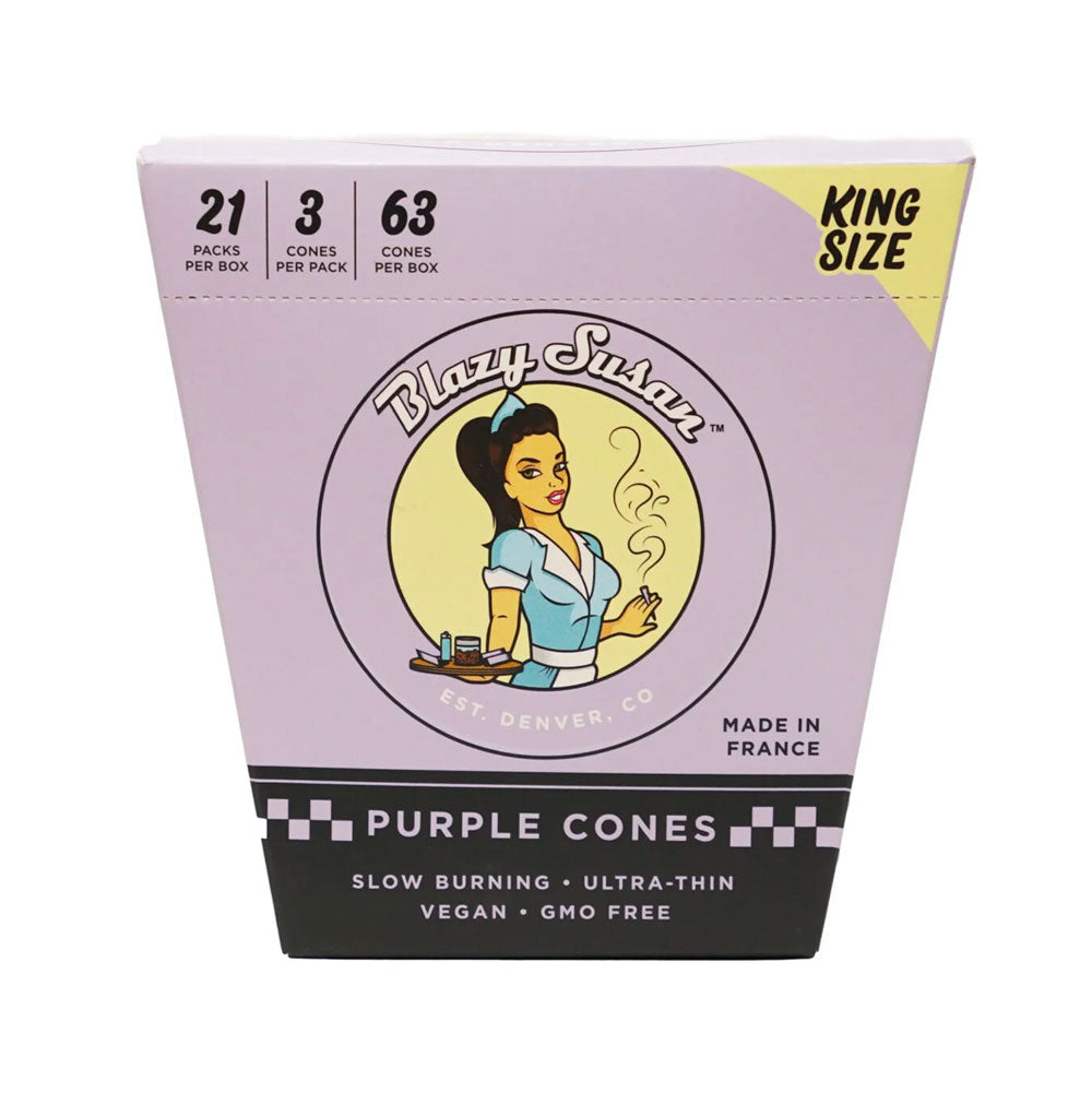 Blazy Susan Cones King Size Purple 21/3ct