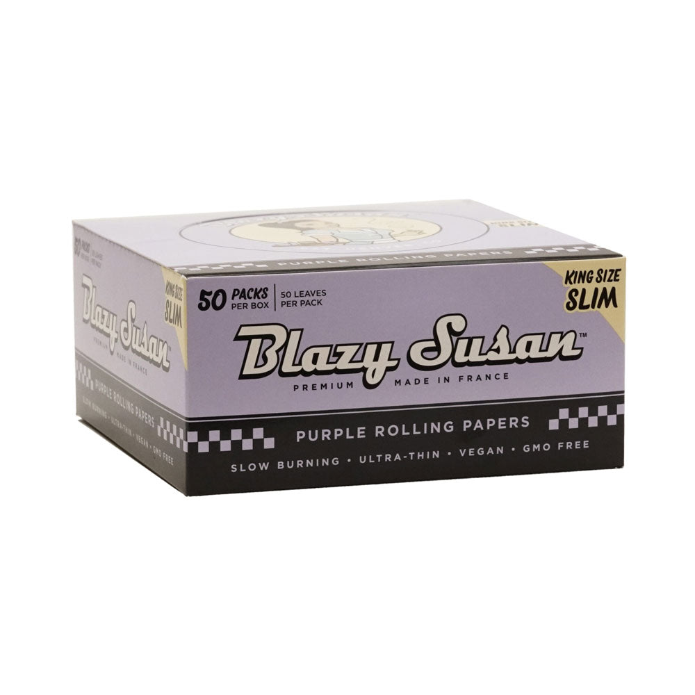 Blazy Susan Purple Papers King Size 50/50