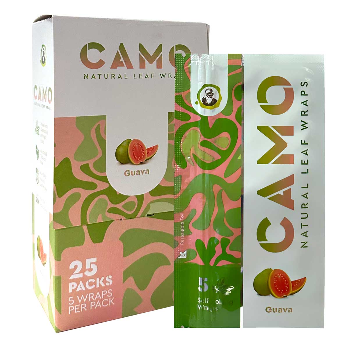 CAMO Wraps Guava 25/5ct