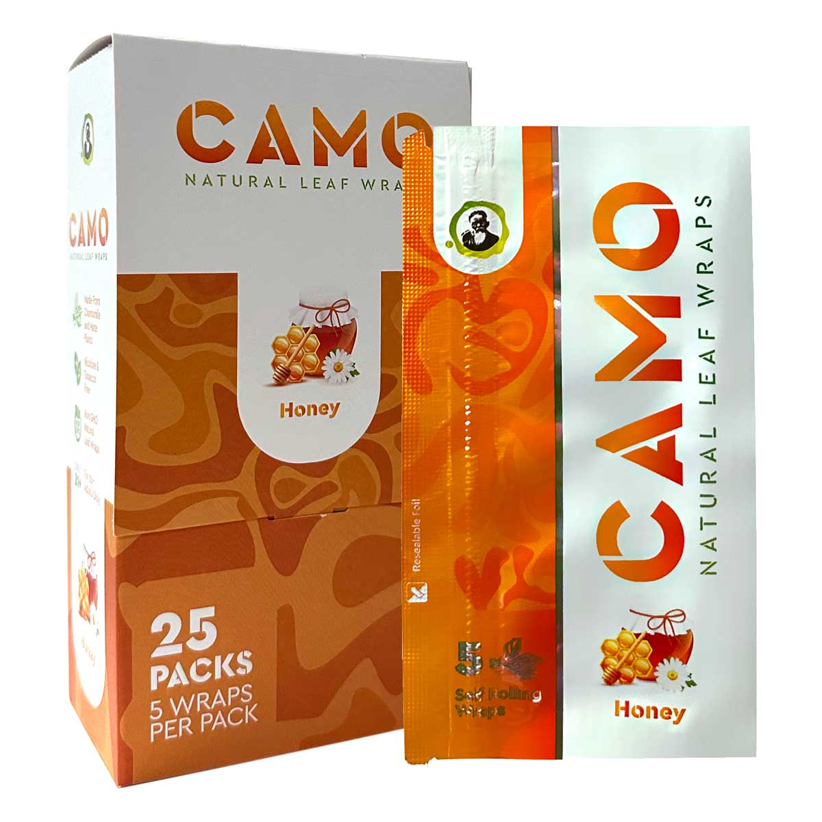 CAMO Wraps Honey 25/5ct