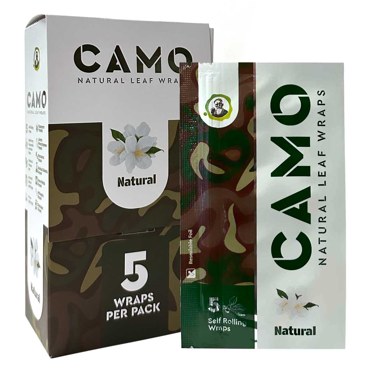 CAMO Wraps Natural 25/5ct