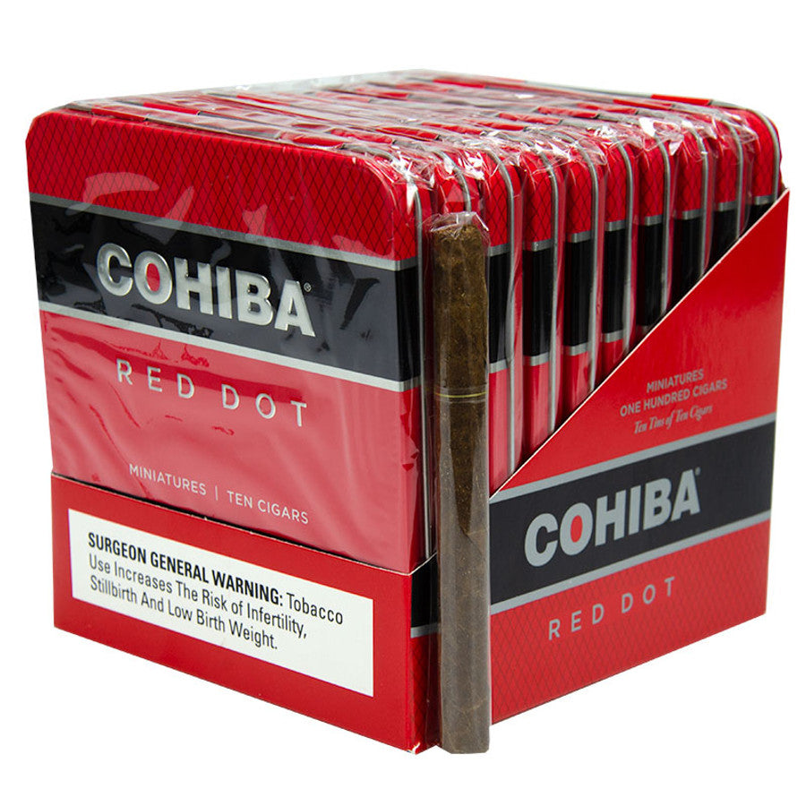 Cohiba 10/10 Tin Miniatures 3.2x19