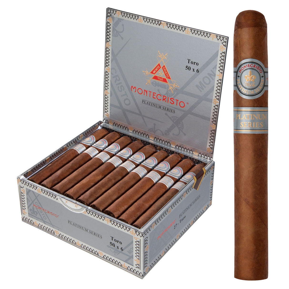 Montecristo Platinum Toro 50x6 27ct