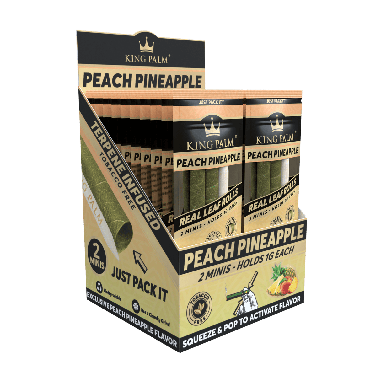 King Palm Mini Peach Pineapple 20/2ct