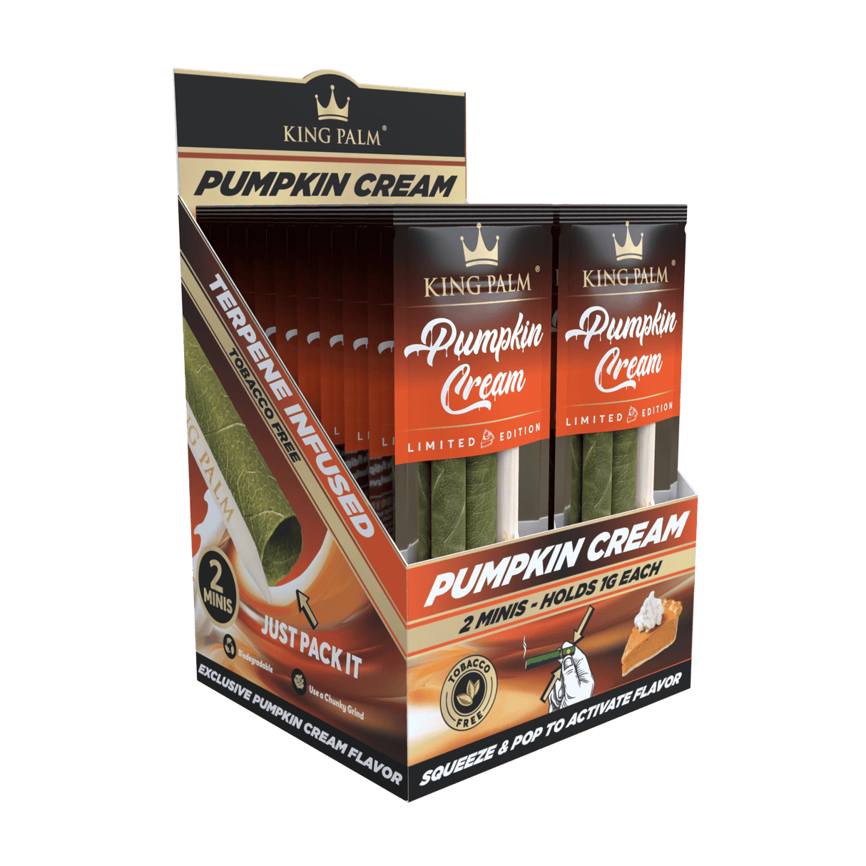 King Palm Mini Pumpkin Cream 20/2ct