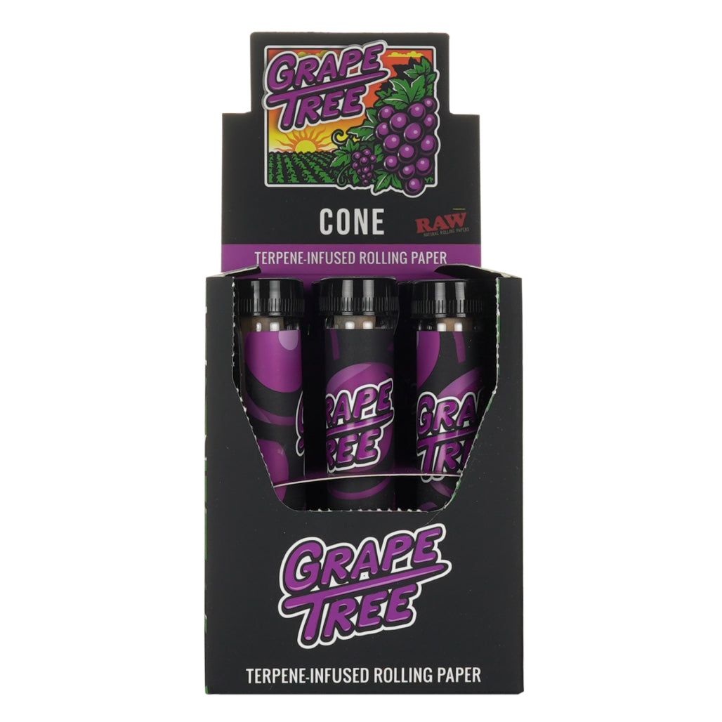 Raw x Orchard Grape Tree Cones Terpene Infused 12ct