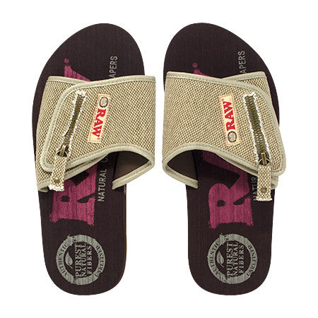 Raw x Rolling Papers - Slides - Khaki (11)