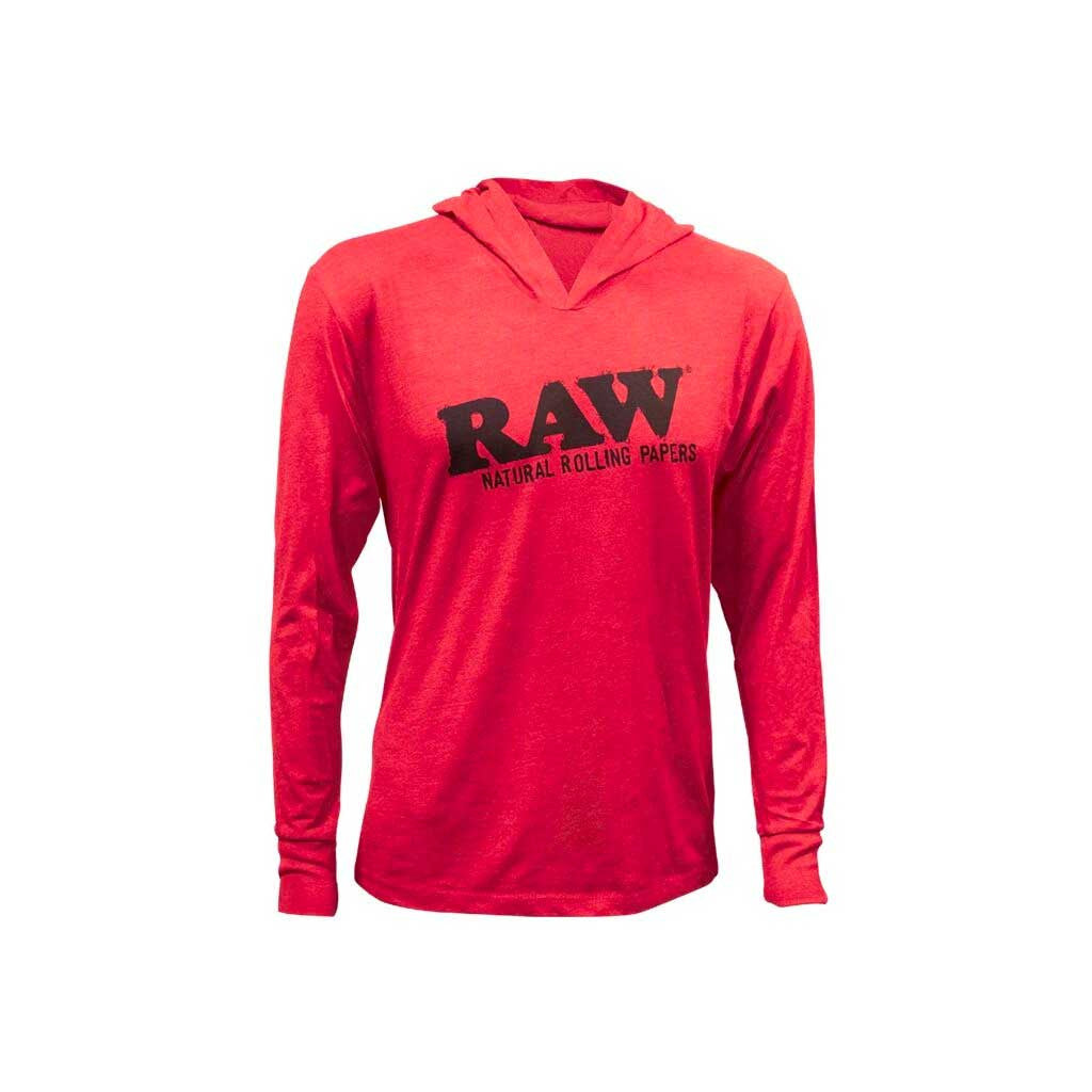 RAW Hoodie Lightweight Heather Red 2X Large