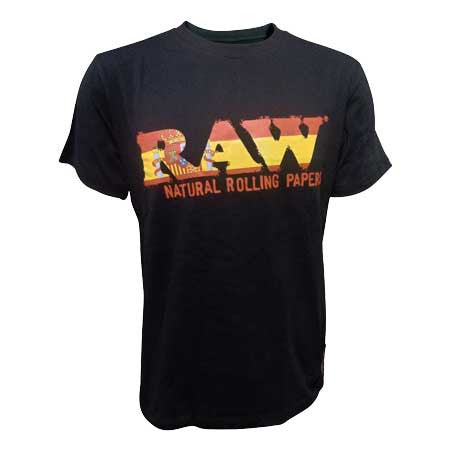 Raw Shirt Black Logo Tee - Alcoy - Large