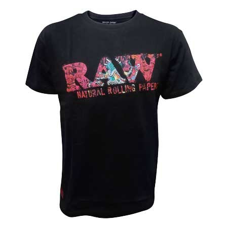 Raw Shirt Black Logo Tee - Ghost Shrimp - Large