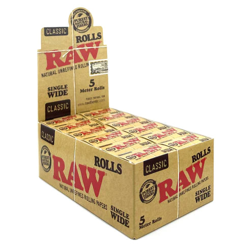 RAW Rolls Single Wide 5Meters 24ct