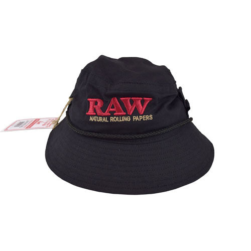 Raw Smokermans Bucket Hat - 1/4 Black