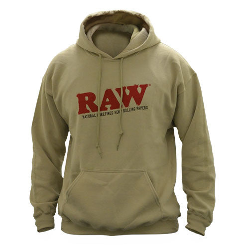 RAW Mens Tan Hoodie 3XL