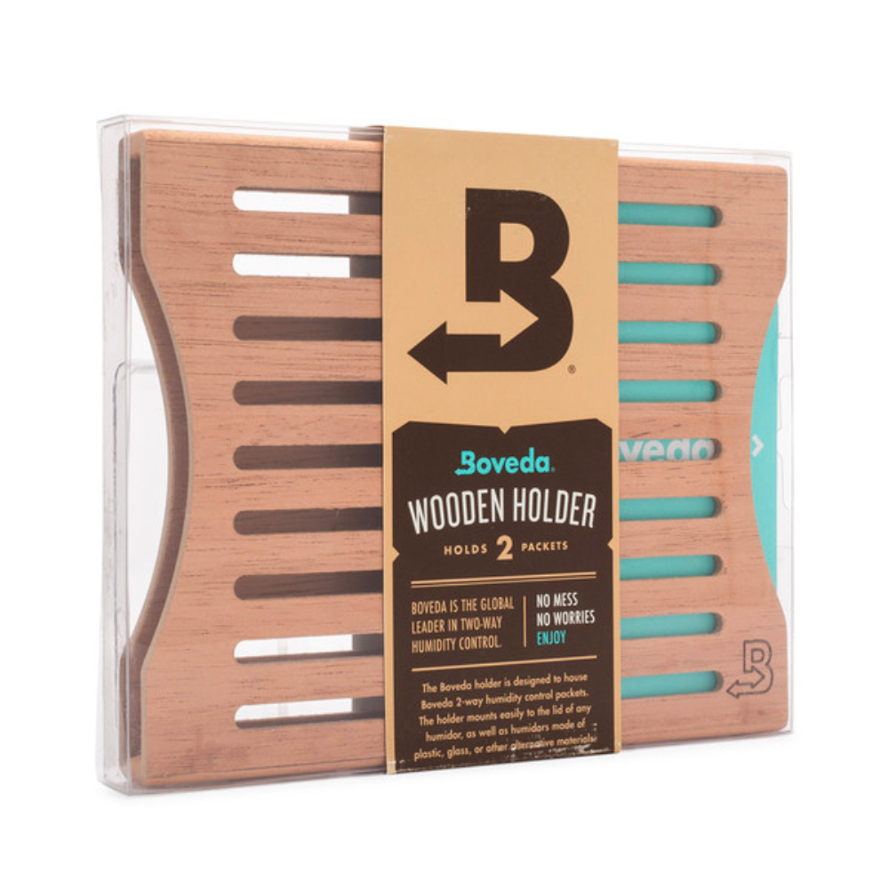 Boveda Wood Holder 2 Packet Side by Side 1ct