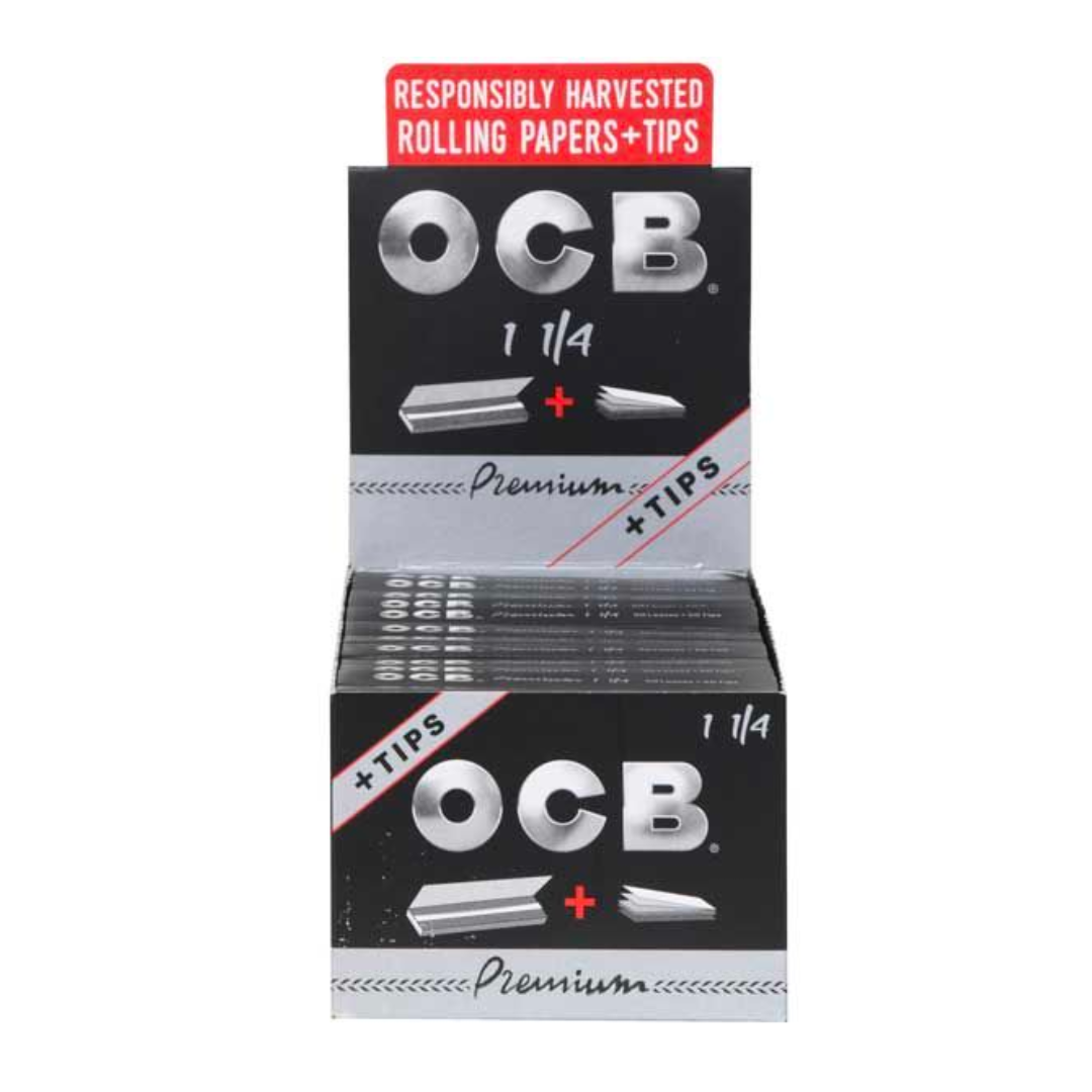 OCB Paper Premium 1 1/4 + Tips 24ct