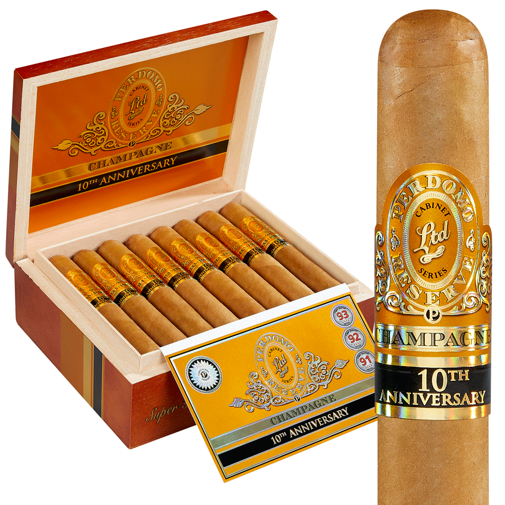 Perdomo 10th Anniversary Super Toro Champagne 6x60 25ct