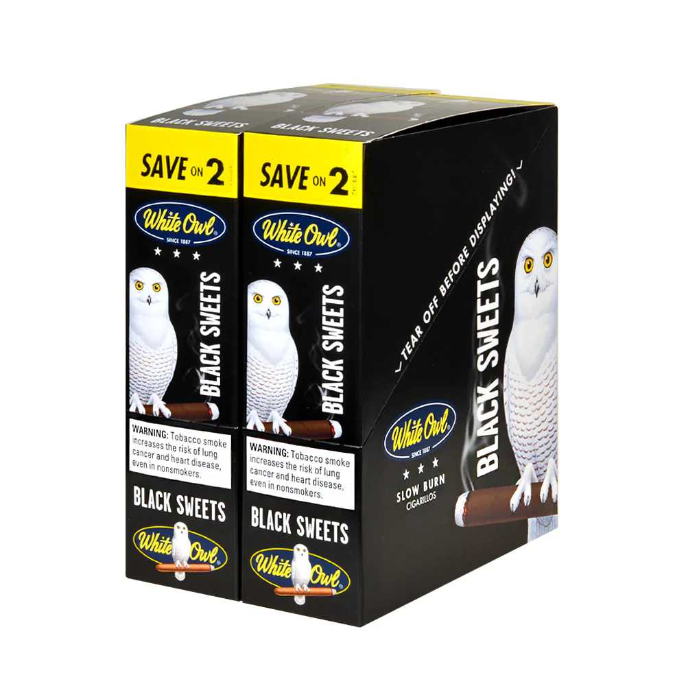 White Owl Save on 2 Pouch Black 30/2