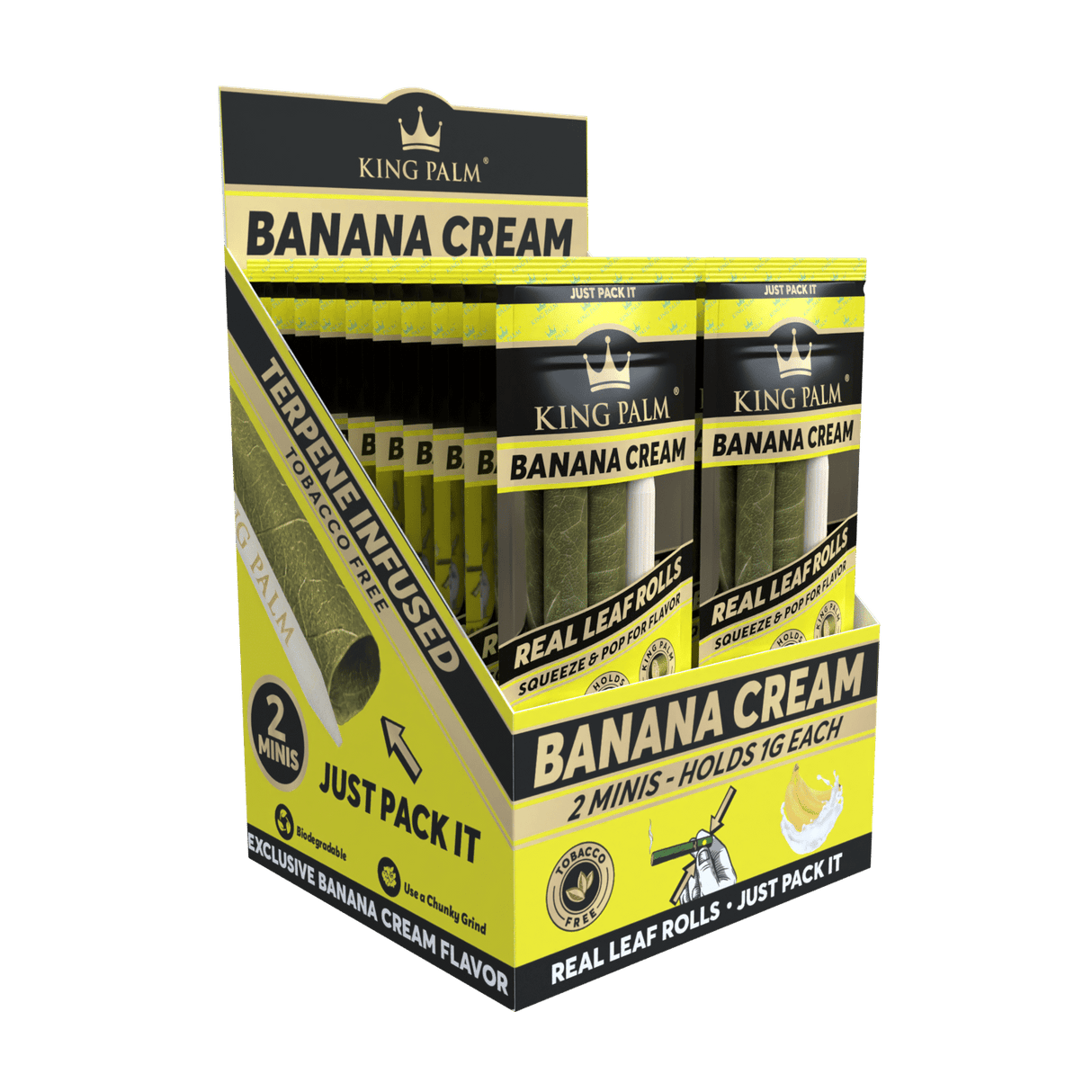 King Palm Mini Banana Cream 20/2ct