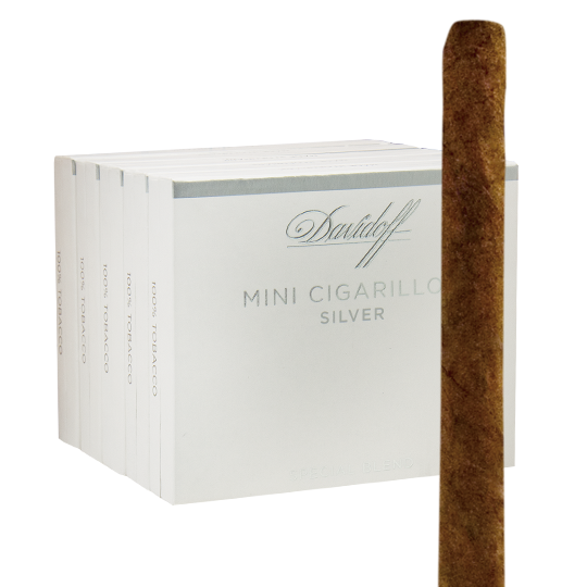 Davidoff 5/20 Mini Cigarillos Silver 3.5x20