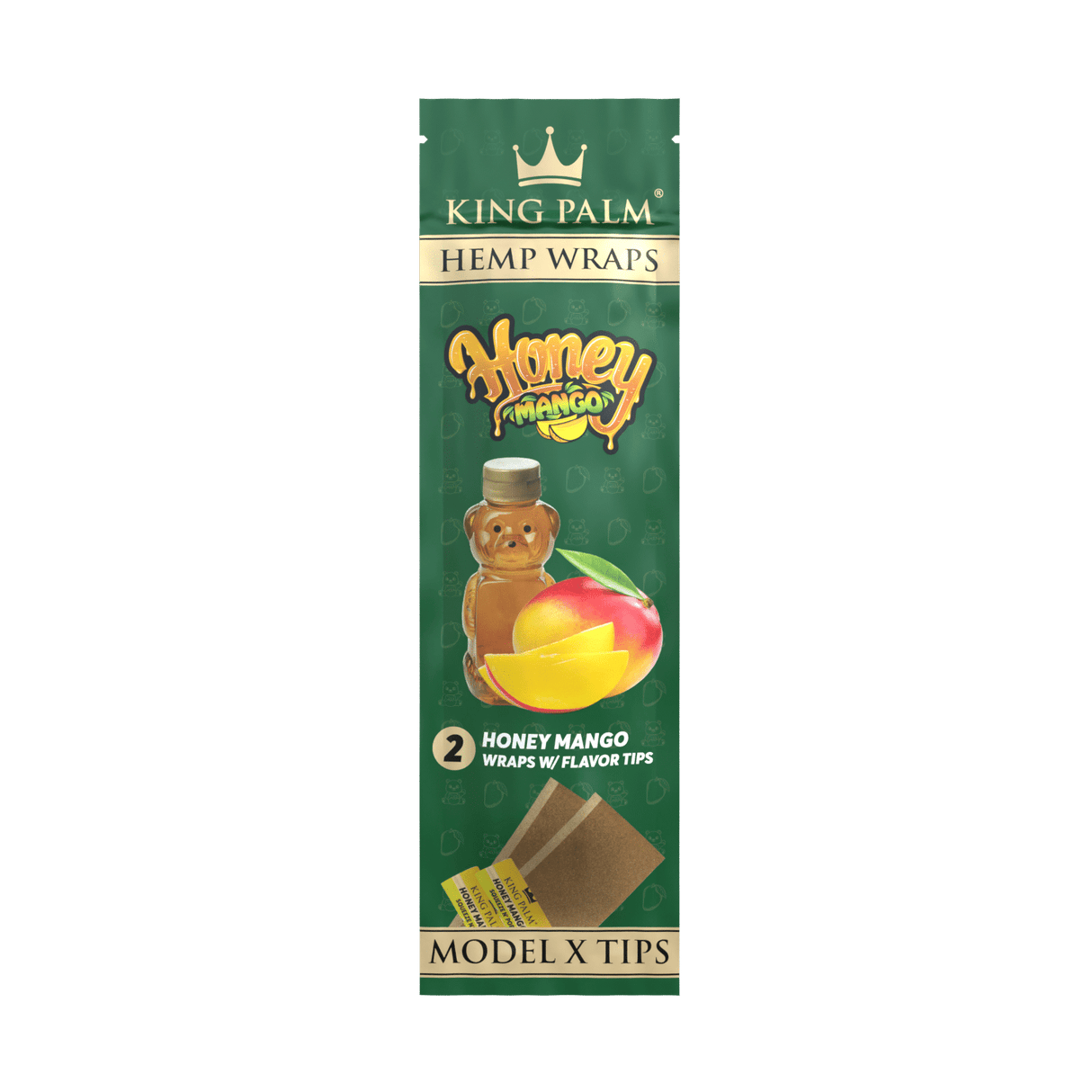 King Palm Hemp Wraps Honey Mango 15/2