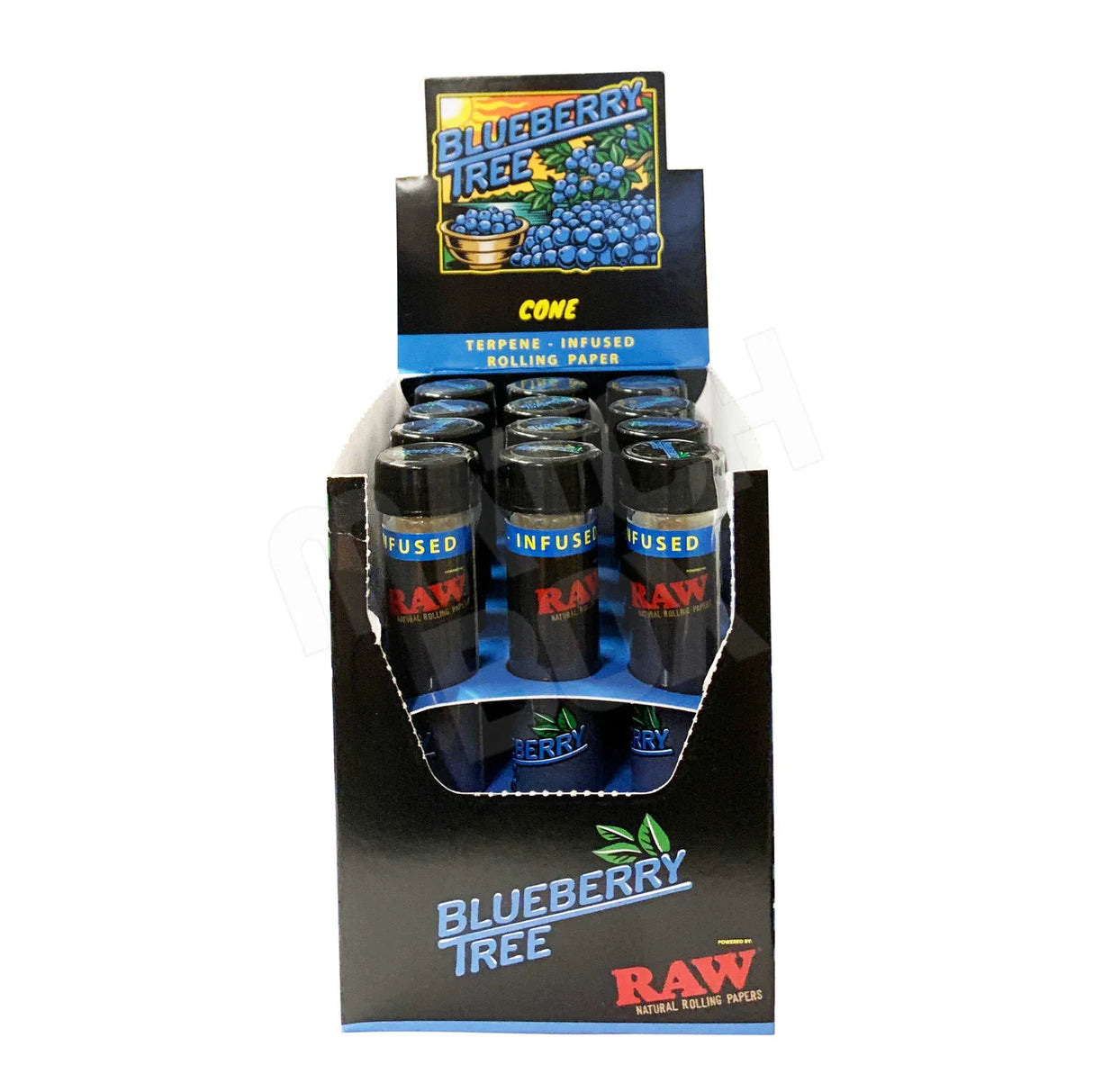 Raw x Orchard Blueberry Tree Cones Terpene Infused 12ct