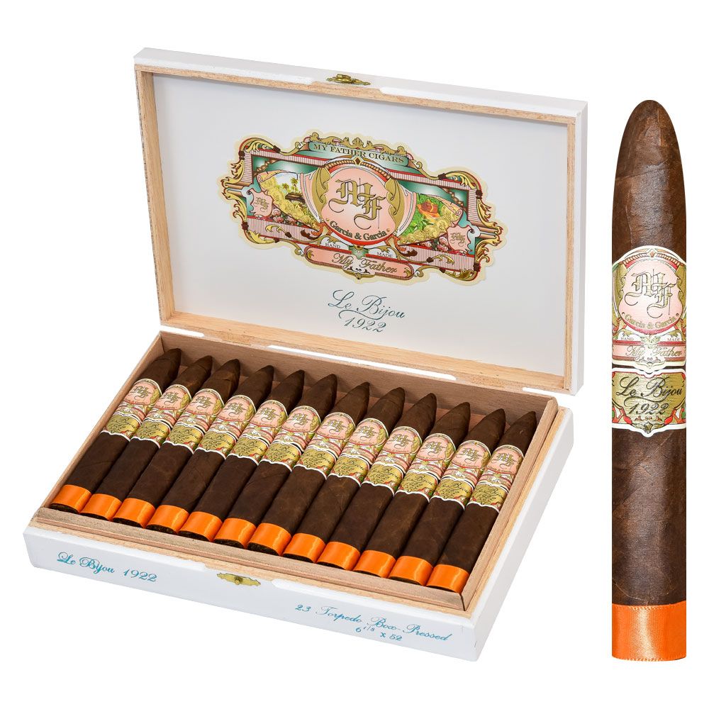 My Father Le Bijou 1922 Torpedo Box Pressed 6 1/8x52 23ct