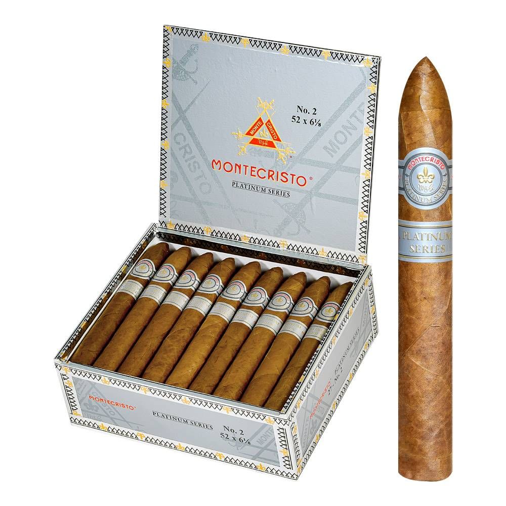 Montecristo Platinum No.2 52 x 6 1/8 27ct