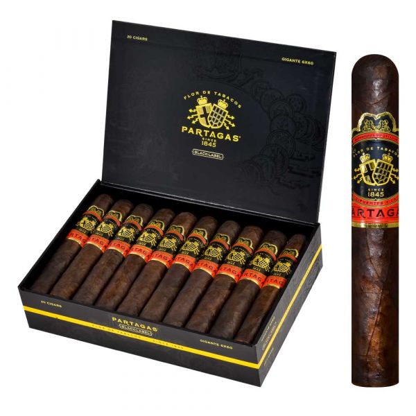 Partagas Black Label Gigante 6x60 20ct