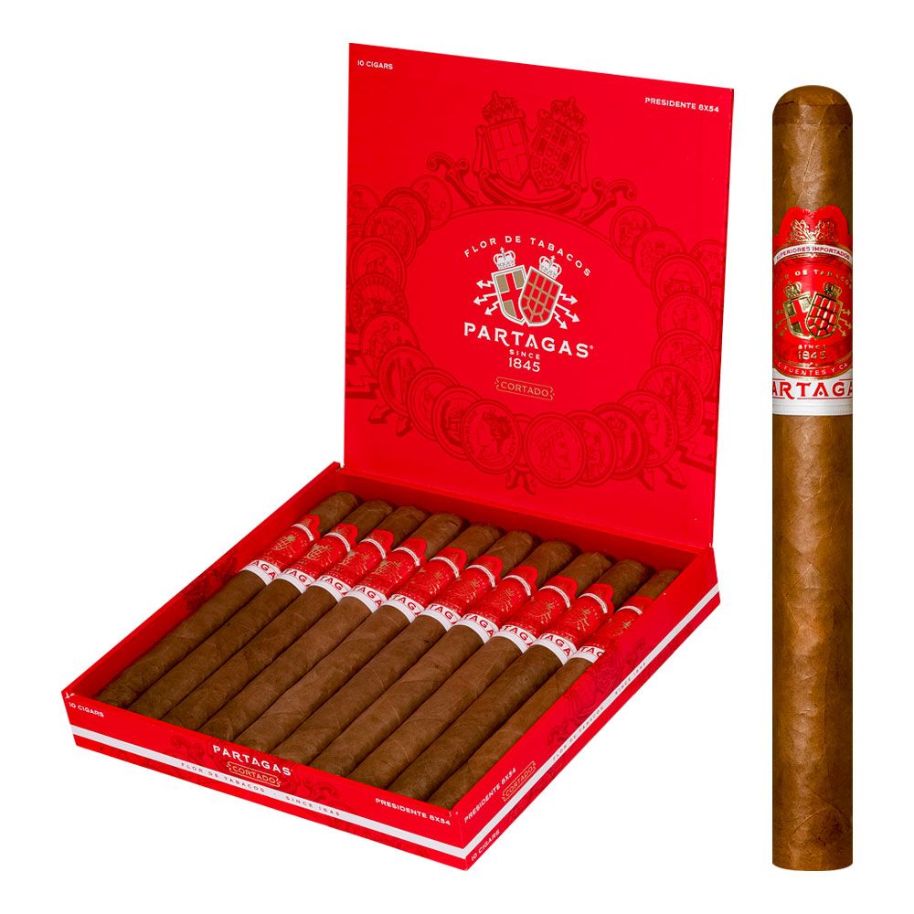 Partagas Cortado Presidente 8x54 10ct