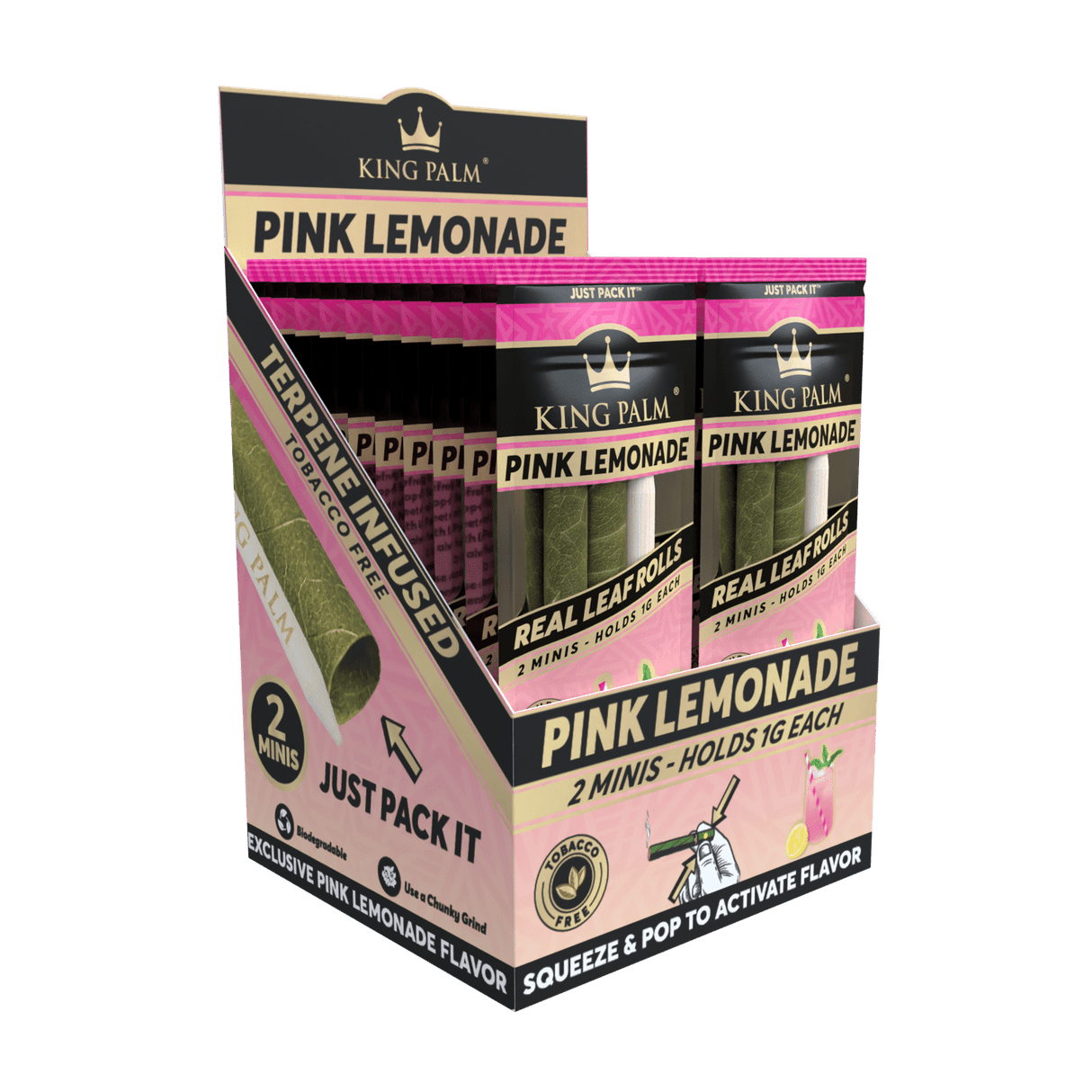 King Palm Mini Pink Lemonade 20/2ct