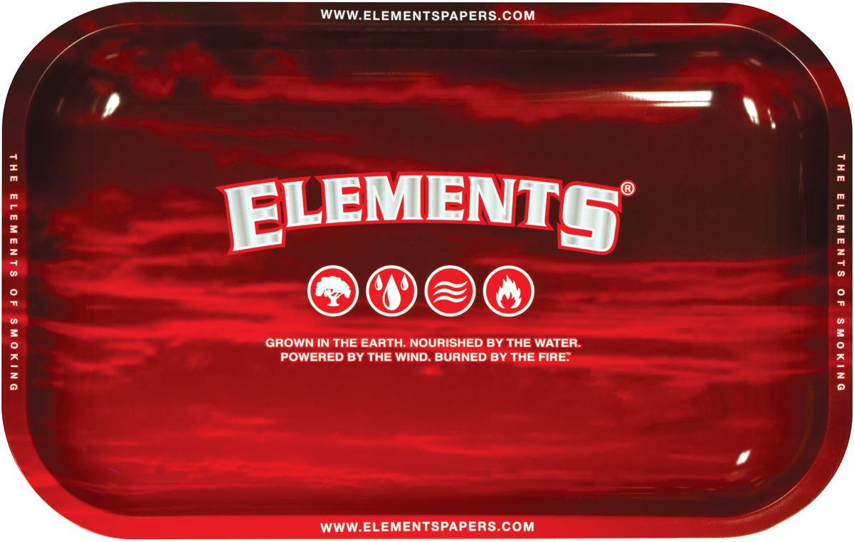 Elements Tray Small Slow Burn Red