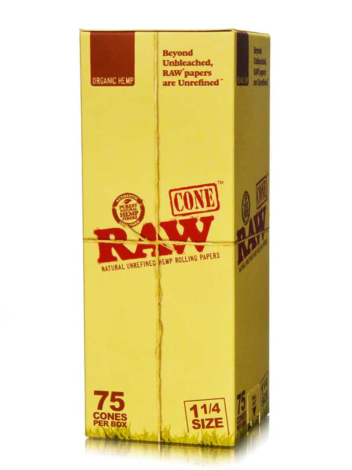 Raw Cone 75ct Bulk - 1/4 Organic