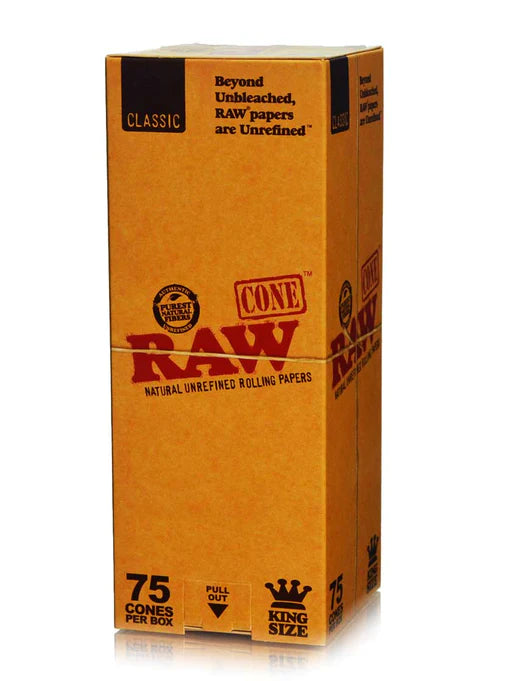 Raw Cone 75ct Bulk - King Size Classic