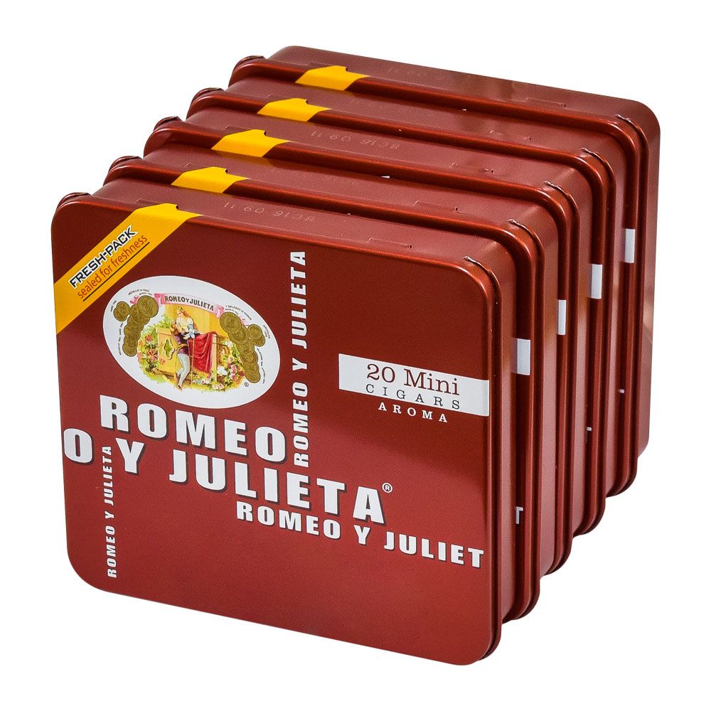 Romeo y Julieta Mini Red 2.88 x 20 [5 Tins]