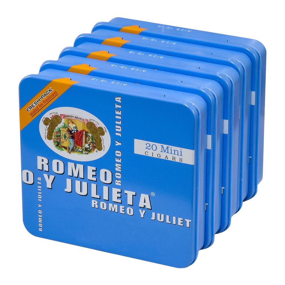 Romeo y Julieta Mini Blue 2.88 x 20 [5 Tins]