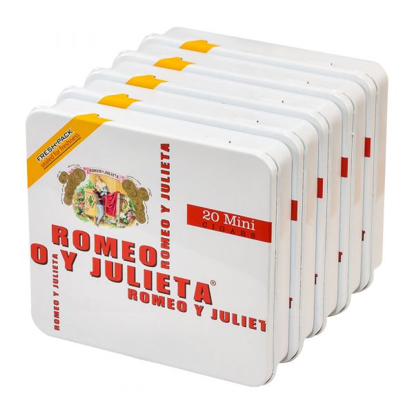 Romeo y Julieta Mini White 2.88 x 20 [5 Tins]